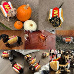 Load image into Gallery viewer, Halloween Hot Dog Pet Costume - Funny Sausage Suit for Dogs &amp; Cats
