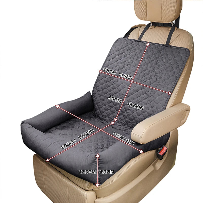 Water-Resistant Pet Car Seat Cover for Medium & Small Dogs, Anti-Dust Mat