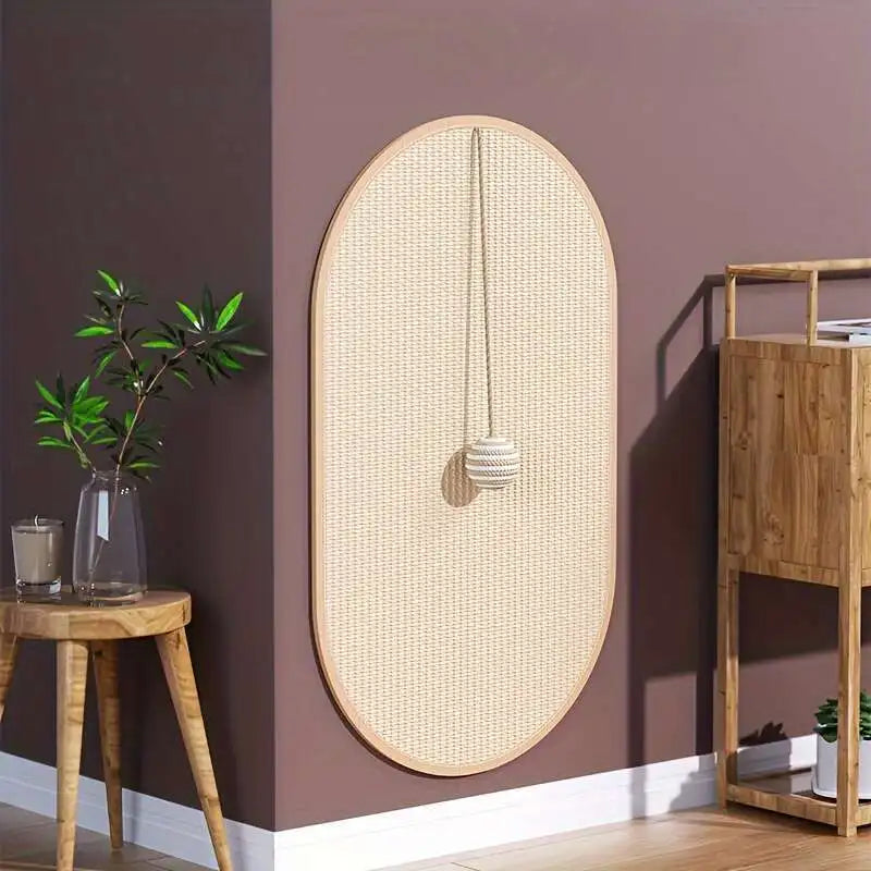 Sisal Cat Scratch Pads - Wall Mounted Claw Grinding Protection