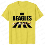 Load image into Gallery viewer, Men Women Classic Beagle T-Shirt - Crazy Beagle Dog Round Neck Tee
