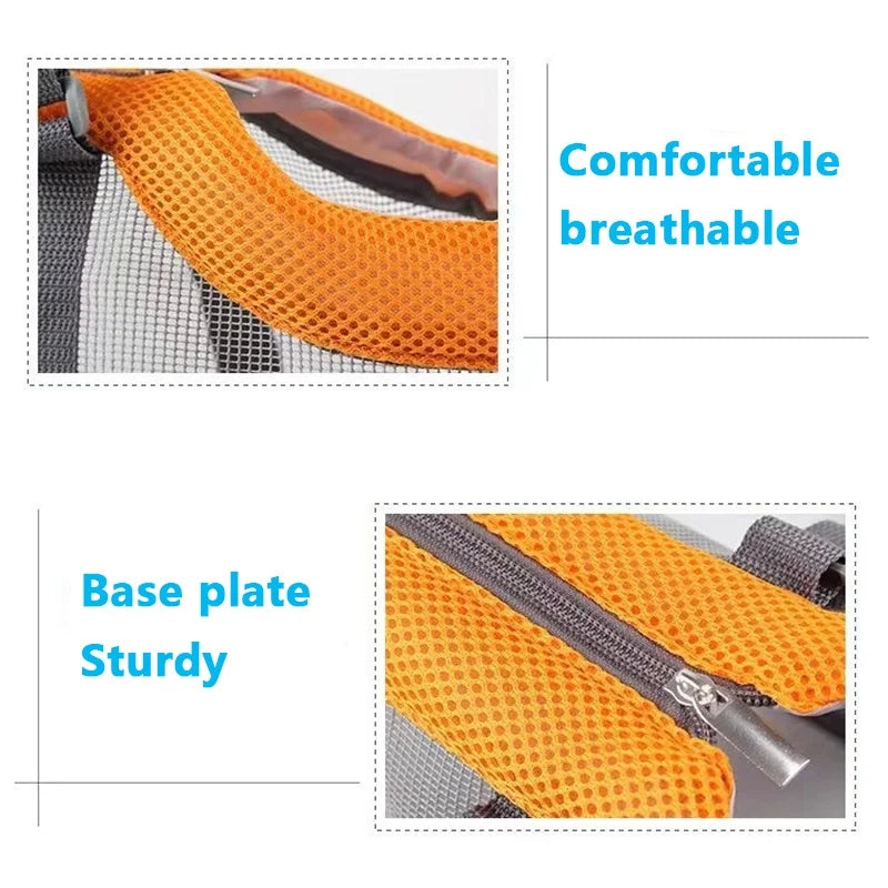ransparent Breathable Outdoor Pet Bag – Large Capacity Shoulder Carrier