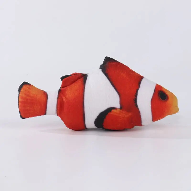 3D Fish Cat Toy - Soft Plush Catnip Interactive Simulation Fish