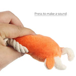 Load image into Gallery viewer, Squeaky Dog Chew Toys for Small &amp; Large Breeds Durable Puppy Teething Plush
