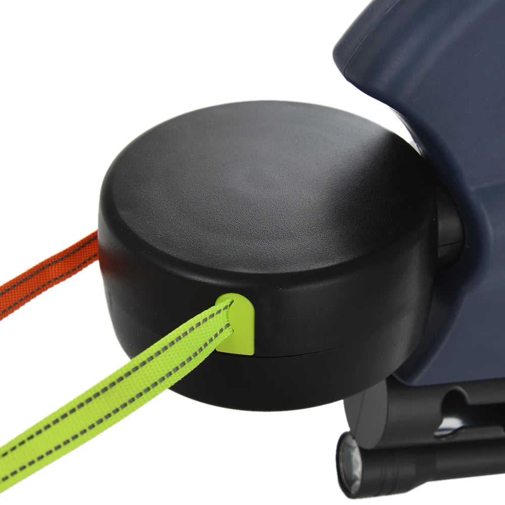 Retractable Dog Leash with Lights – Long Nylon Lead for Small Dogs & Cats