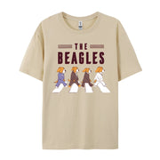 The Beagles Vintage T-Shirt - Retro Style Dog Lovers Cotton Tee