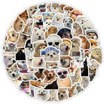 Load image into Gallery viewer, Funny Dog Stickers – 10/50/100pcs Cute Cartoon Decals for Laptop, Phone, Car, Guitar
